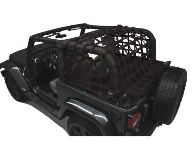 Netting with Spiderweb Sides 4 piece kit - for Jeep JK 2 Door