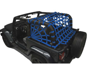 Netting with Spiderweb Sides - for Jeep JK 2 Door - Blue