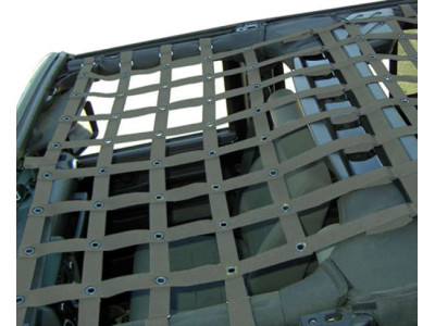 Front Netting - for Jeep JKU 4 Door - Olive Drab Green
