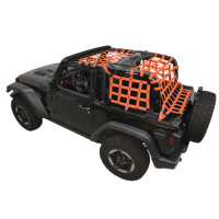 Netting 4pc Kit Cargo Sides - for Jeep JL 2 Door  Package includes JL2N18RC AND JL4N18F1