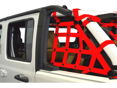 Cargo side only Netting - for Jeep JLU 4 door