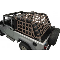 Netting 3pc Kit Rear Cargo Sides - for Jeep LJ Unlimited 