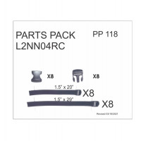 Replacement Parts Pack for TJ Unlimited (LJ) 3 piece cargo net 