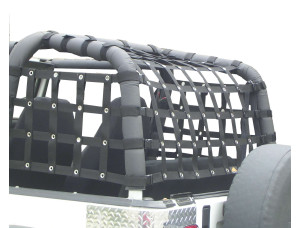 Netting 3 Piece Cargo Sides - for Jeep YJ  - Orange
